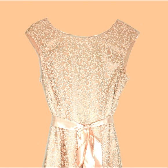 Lacy Beaded Tea Party Dress - Picture 1 of 5